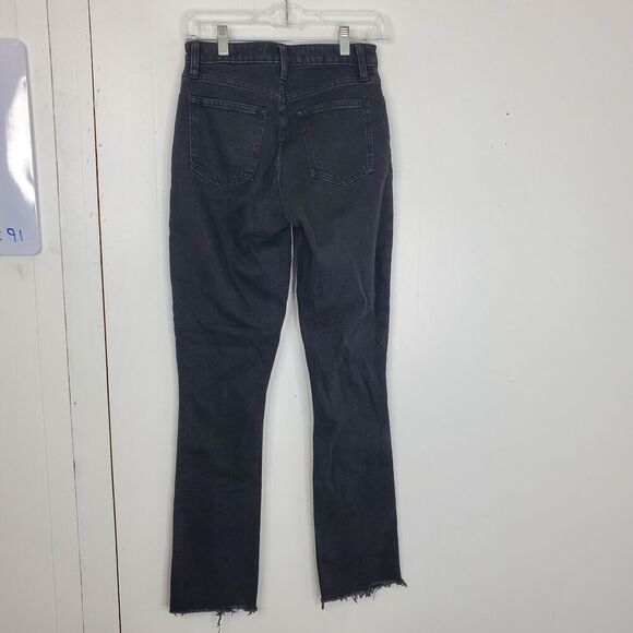 Abercrombie Curve Love Skinny High Rise Jeans Split Hem Front Seam WOmens 0 25 - Picture 7 of 10